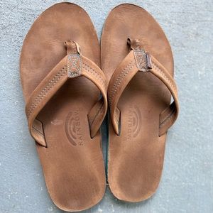 Mens Rainbow Flip Flops